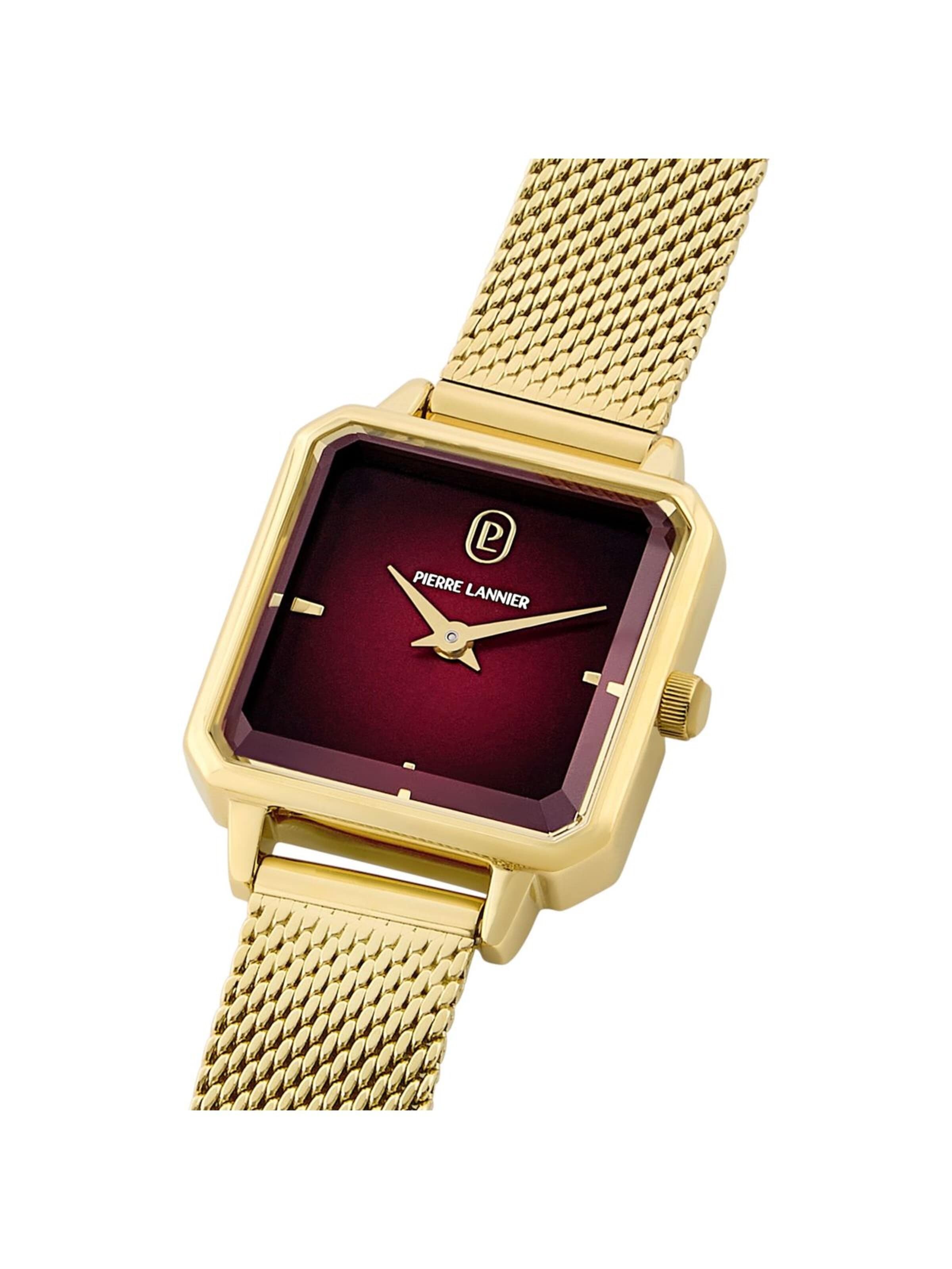 Pierre Lannier Analoguhr 'Pierre Lannier - Watch Leonor - Quartz watch movement'‌‌‌‌‌ in Rot