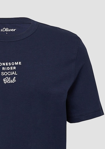 s.Oliver T-Shirt in Blau