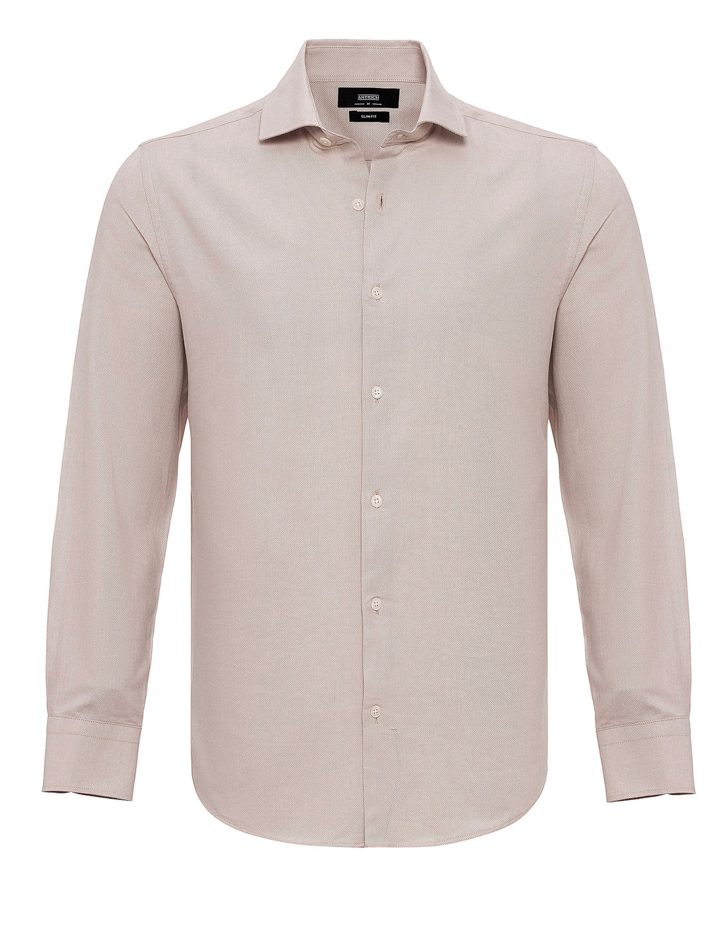 Antioch Regular Fit Hemd in Beige: Vorderseite