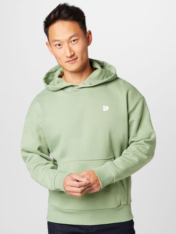 TOM TAILOR DENIM Sweatshirt in Green: front