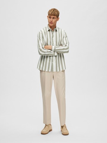 SELECTED Regular fit Button Up Shirt 'Redster' in Grey