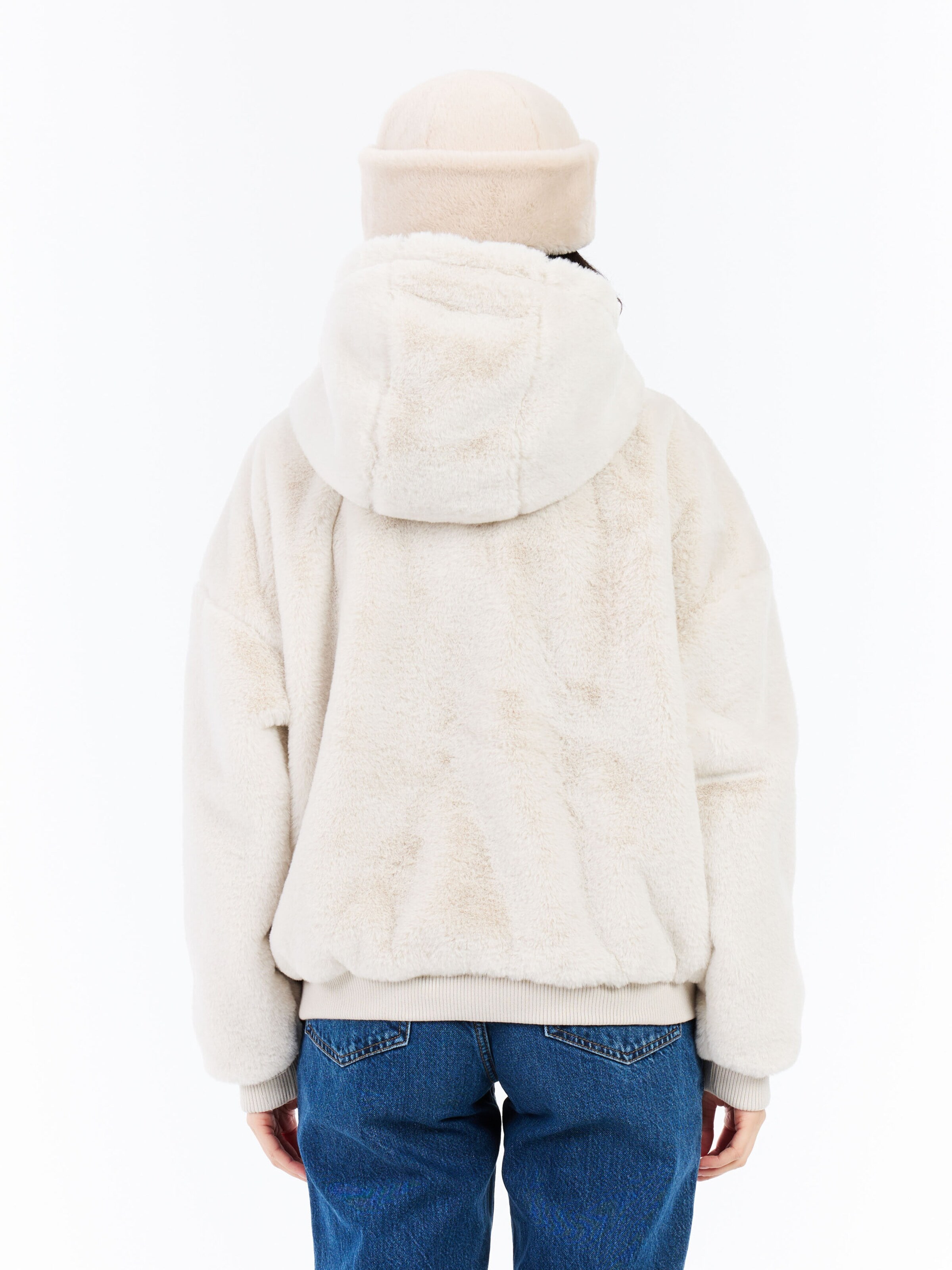 PROTEST Fleece jas 'PRTGolly' in Wit
