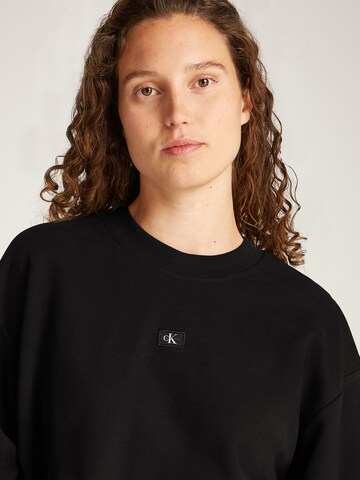 Calvin Klein Jeans Μπλούζα φούτερ σε μαύρο