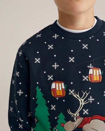 WE Fashion Sweatshirt in Blue