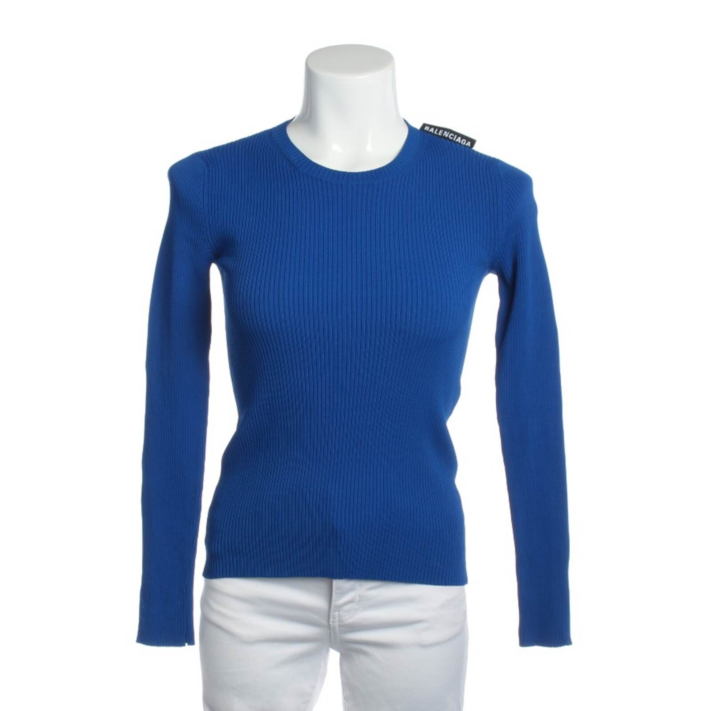 Balenciaga Pullover / Strickjacke M in Blau: Vorderseite