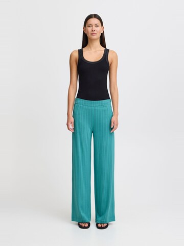 Wide leg Pantaloni 'IHRUTI' di ICHI in verde