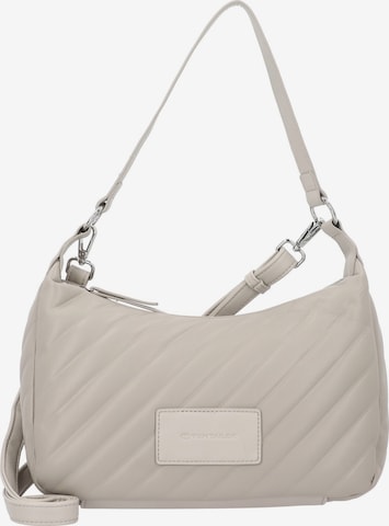 Borsa a spalla 'Mirela' di TOM TAILOR in grigio: frontale