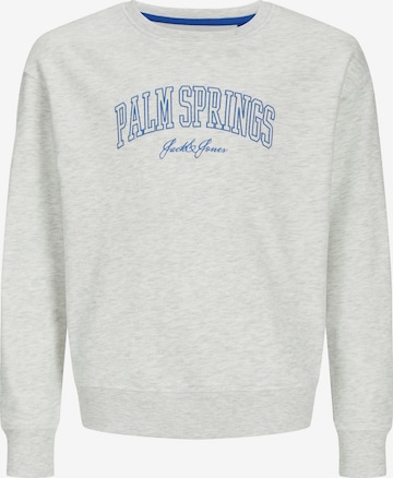 Felpa 'Detroit' di Jack & Jones Junior in bianco: frontale