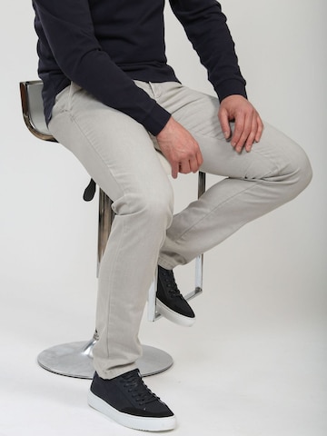 Suitable Slimfit Chino 'Sartre' in Grijs