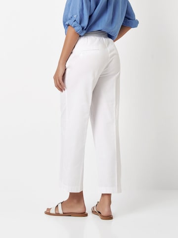 TONI Loose fit Pleated Pants in White
