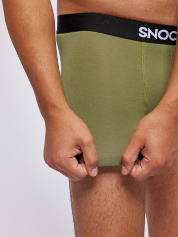 SNOCKS Boxershorts in Grün