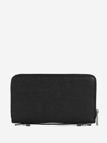 LANCASTER Paris Portemonnee 'Lancaster Portefeuille Cuir Compagnon Delphino' in Zwart