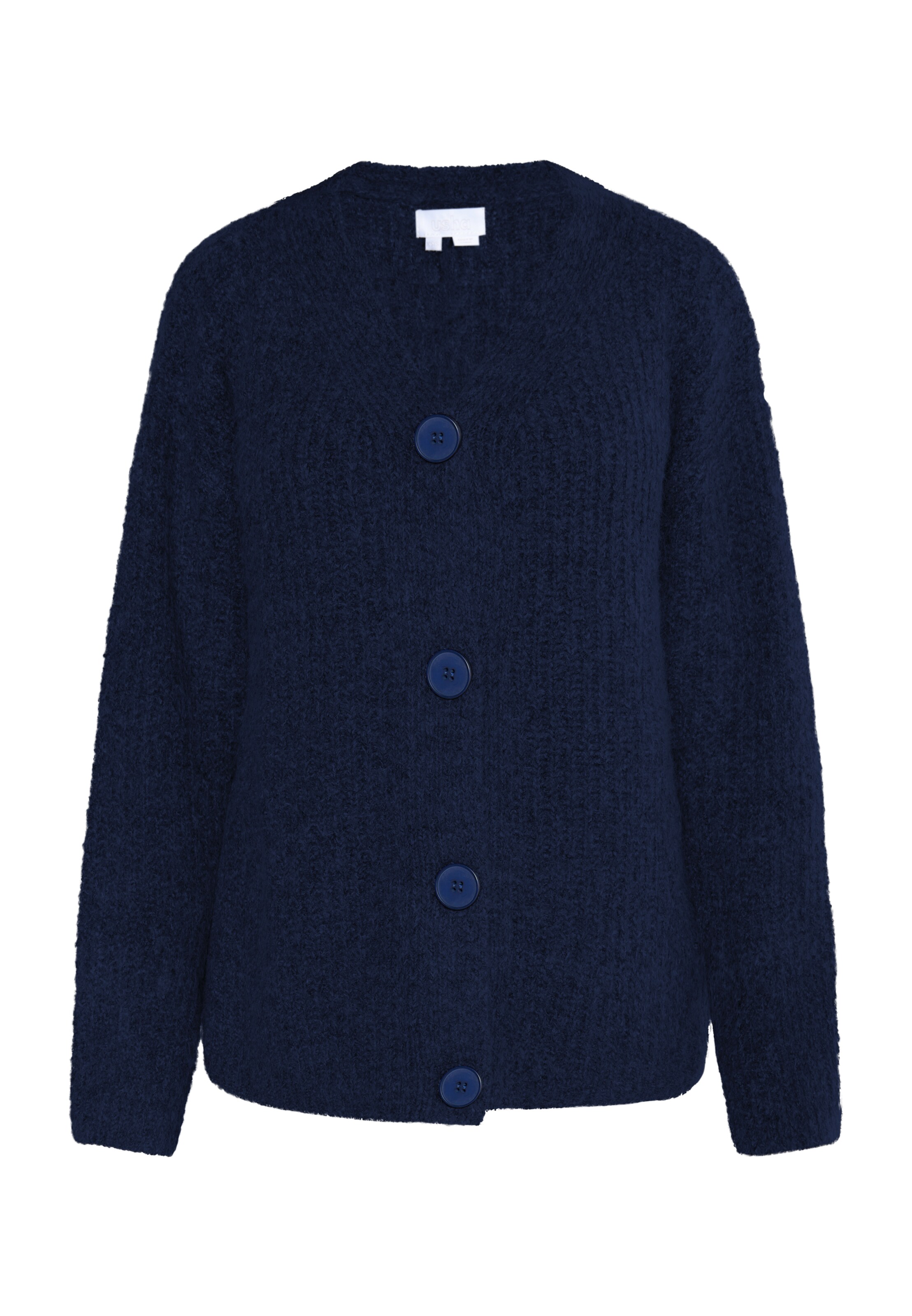 usha WHITE LABEL Kofta 'Lynnea' i blå: framsida