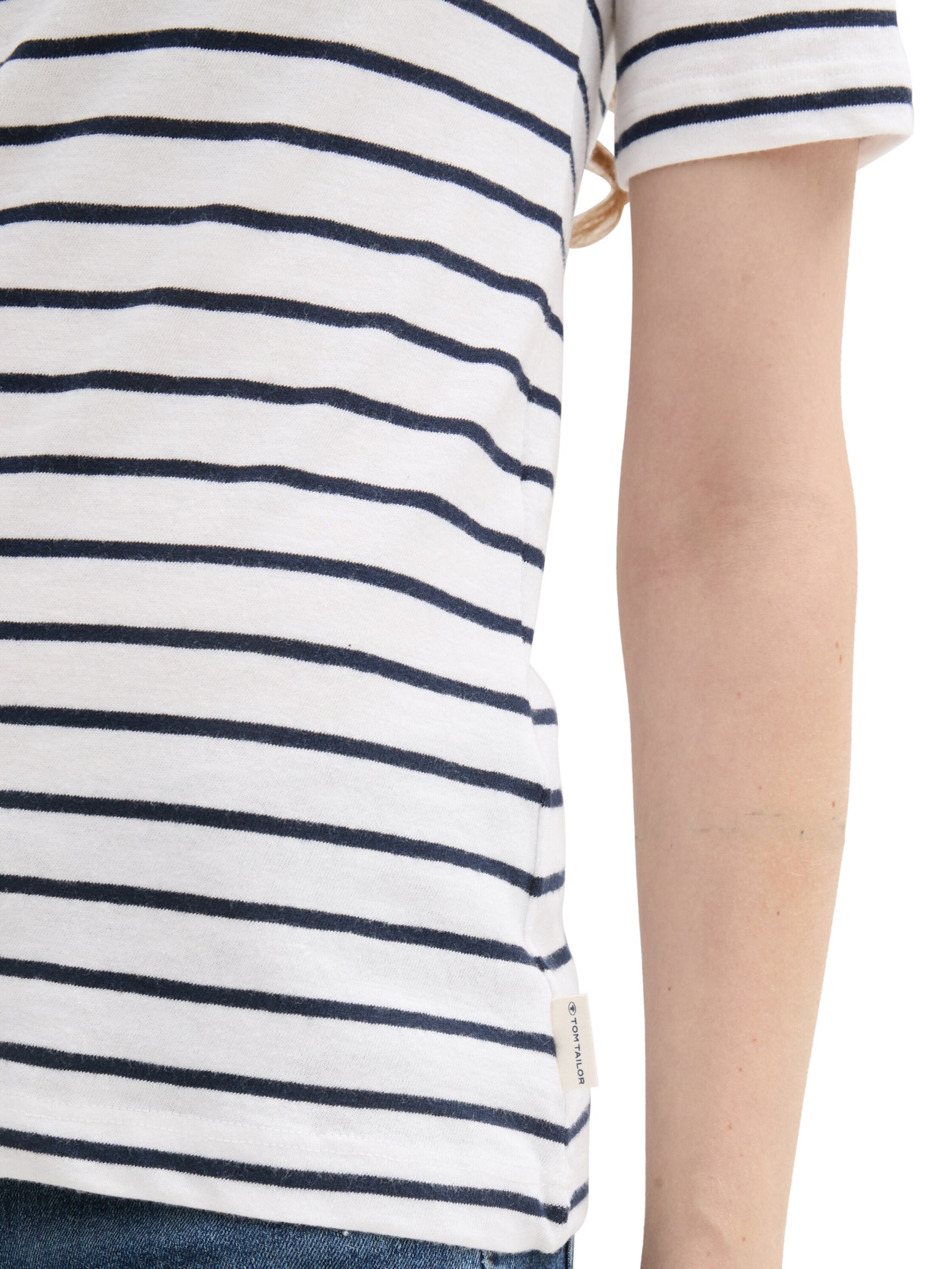 TOM TAILOR T-Shirt in Weiß