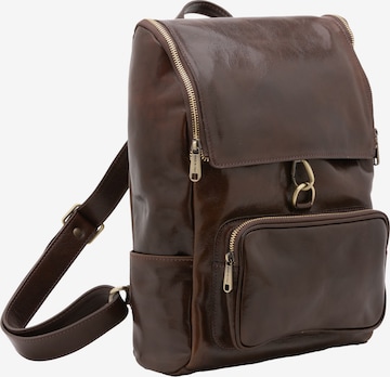 Viola Castellani Backpack in Brown: front