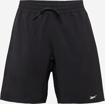 Reebok Sport - Pantalón deportivo en negro: frente