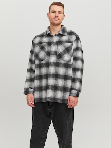 Jack & Jones Plus Between-Season Jacket in Grey: front