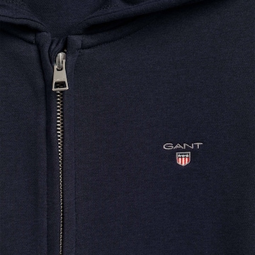 GANT Zip-Up Hoodie in Blue