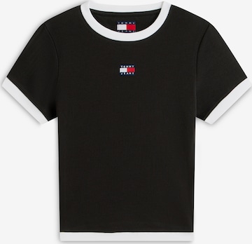 T-shirt Tommy Jeans en noir : devant