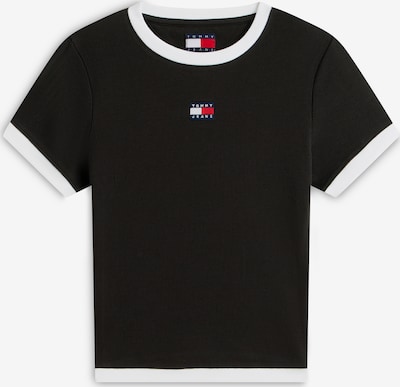 Marškinėliai iš Tommy Jeans, spalva – juoda / balta, Prekių apžvalga