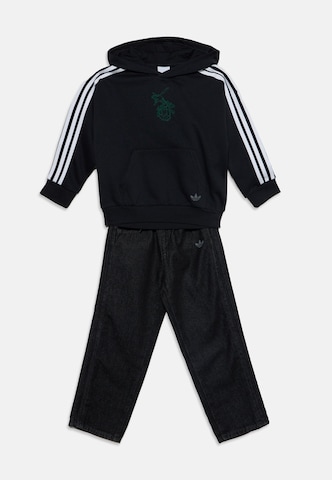 ADIDAS ORIGINALS - Conjunto en negro: frente