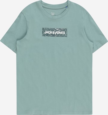 Jack & Jones Junior Tričko 'Navigator' – zelená: přední strana