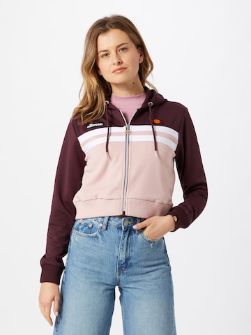 ELLESSE Sweatjacke 'Bulito' in Pink: predná strana