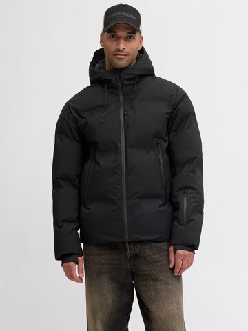 JACK & JONES Vinterjakke 'JCOFUSION' i sort: forside