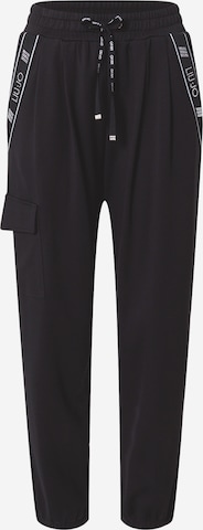 Liu Jo - Tapered Calças em preto: frente