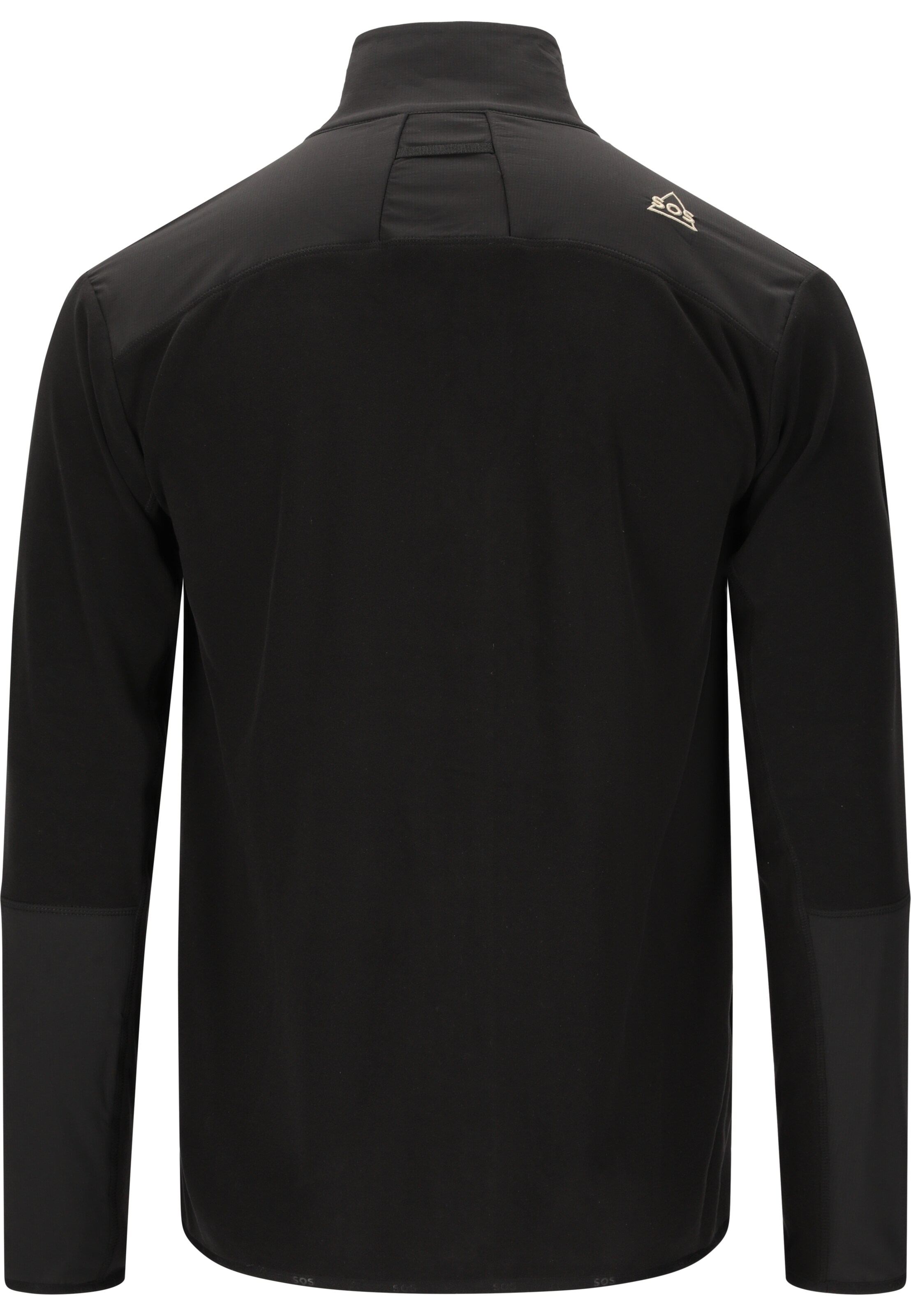 SOS Athletic fleece jacket 'Bromo' in Black