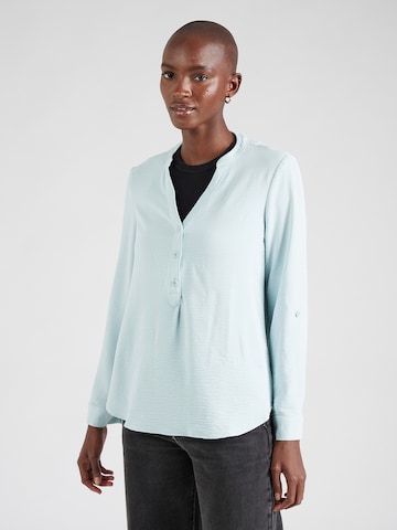 QS Blouse in Green: front