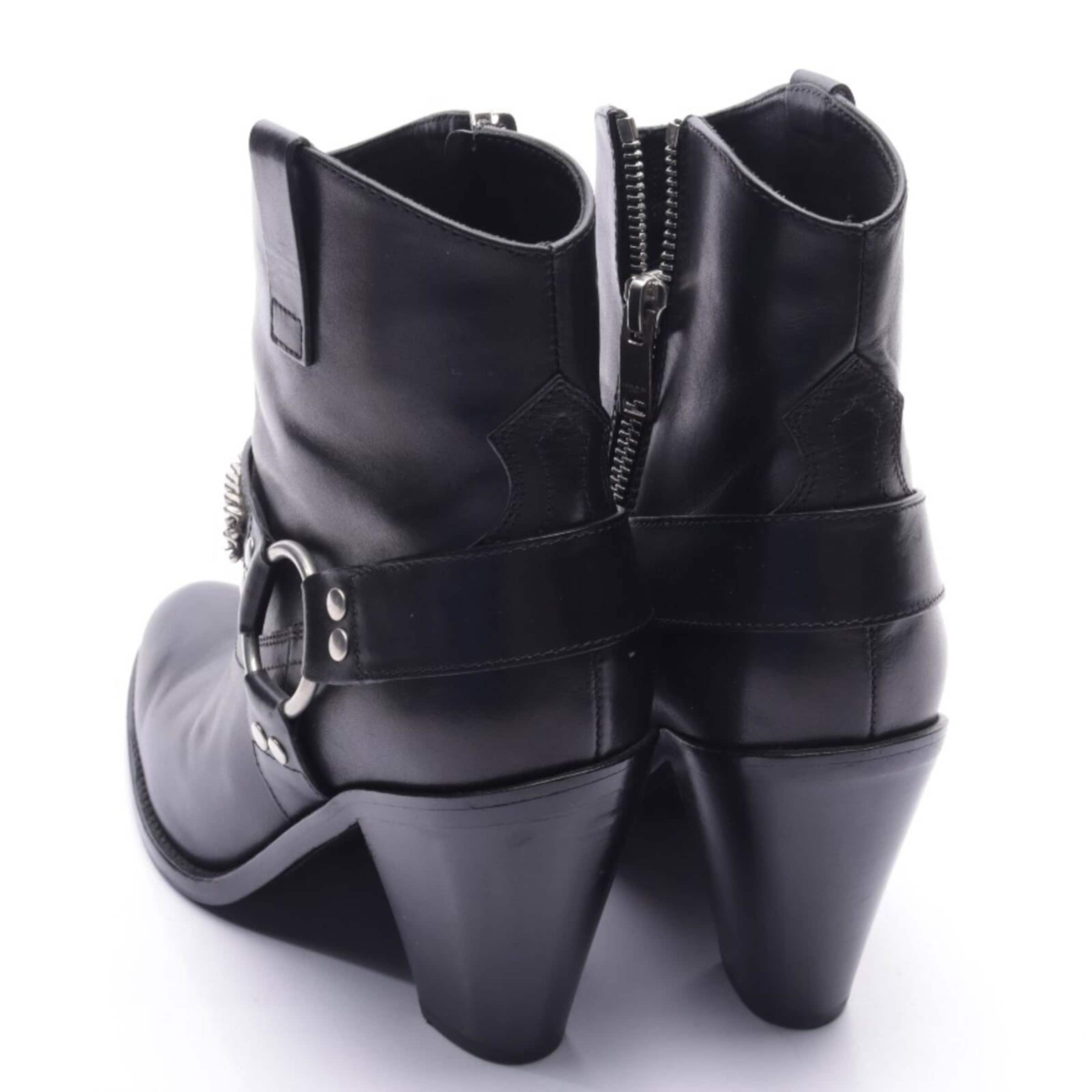 Saint Laurent Dress Boots in 38 in Black