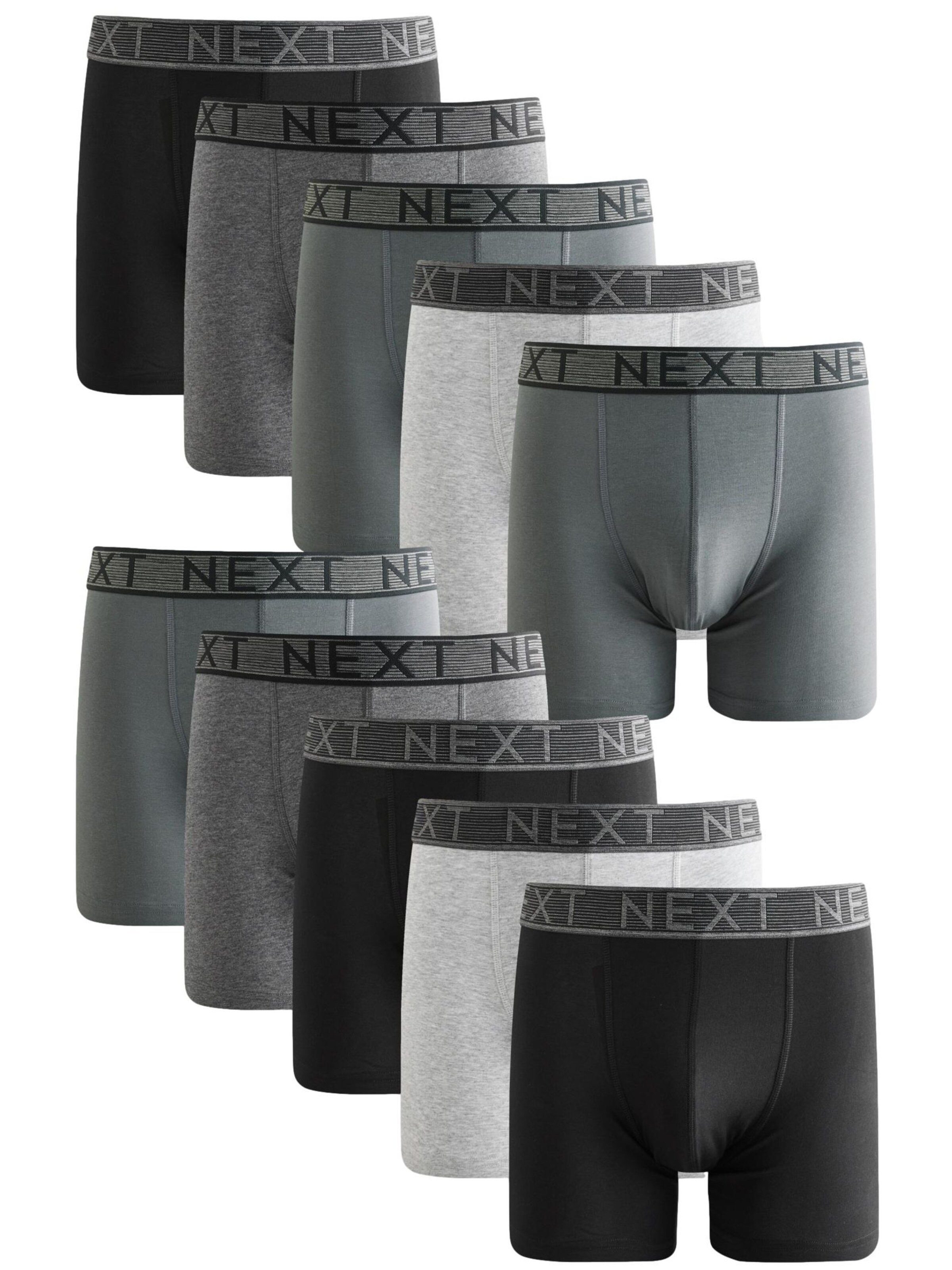 Next Boxerky – šedá: přední strana