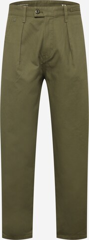 Pantalon à pince G-Star RAW en vert : devant