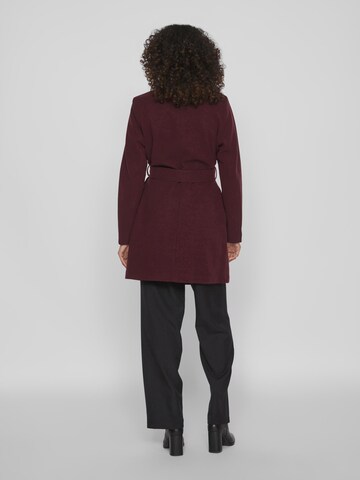 VILA Between-seasons coat in Red