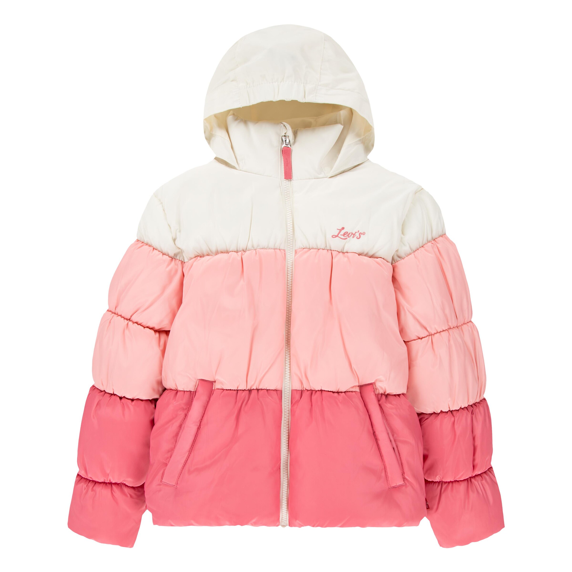 Levi's Kids Winter Jacket in Pink: front