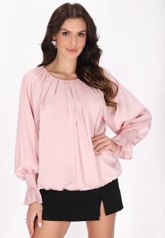 faina Blouse 'Fashion Look' in Roze: voorkant