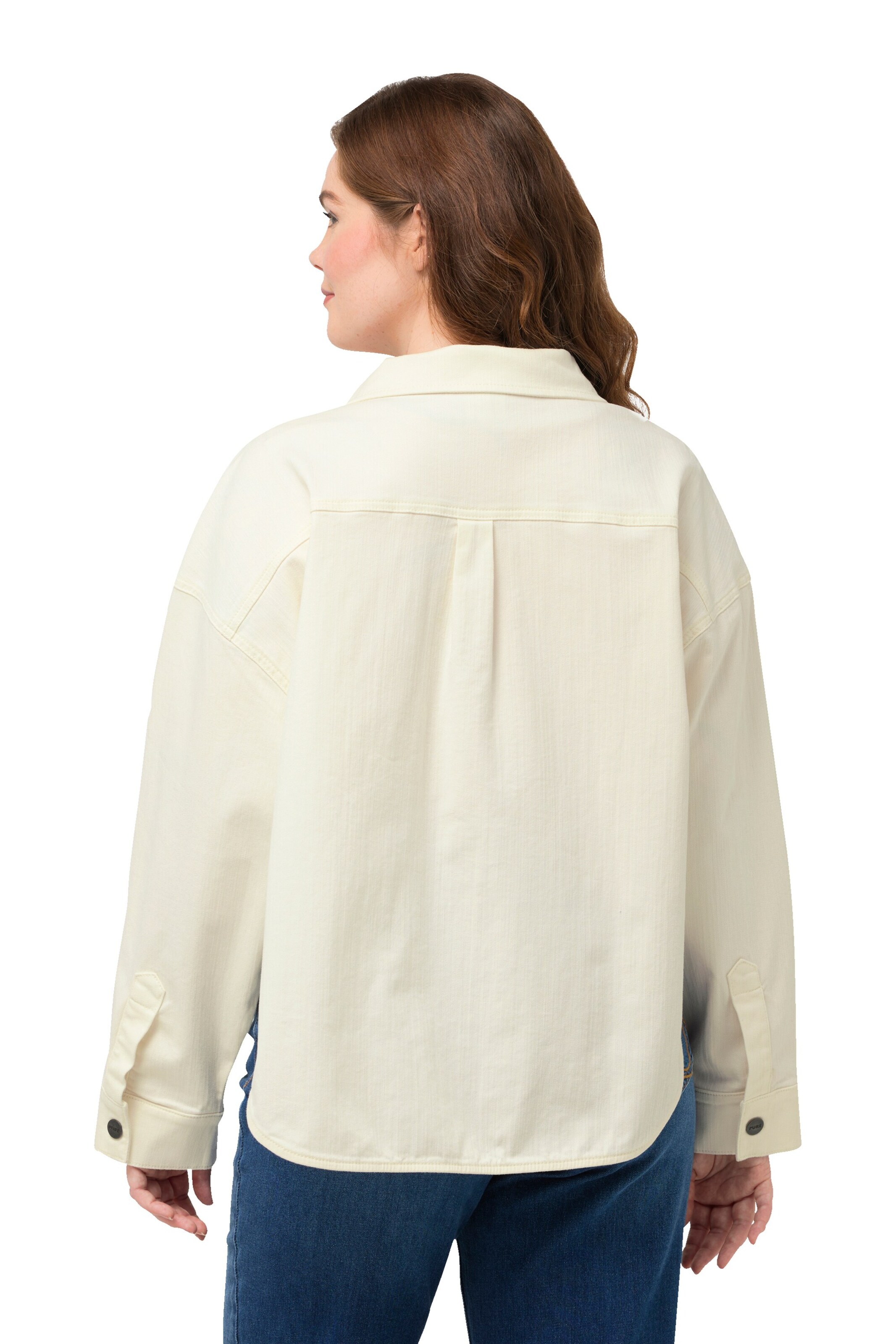 Ulla Popken Between-season jacket in White