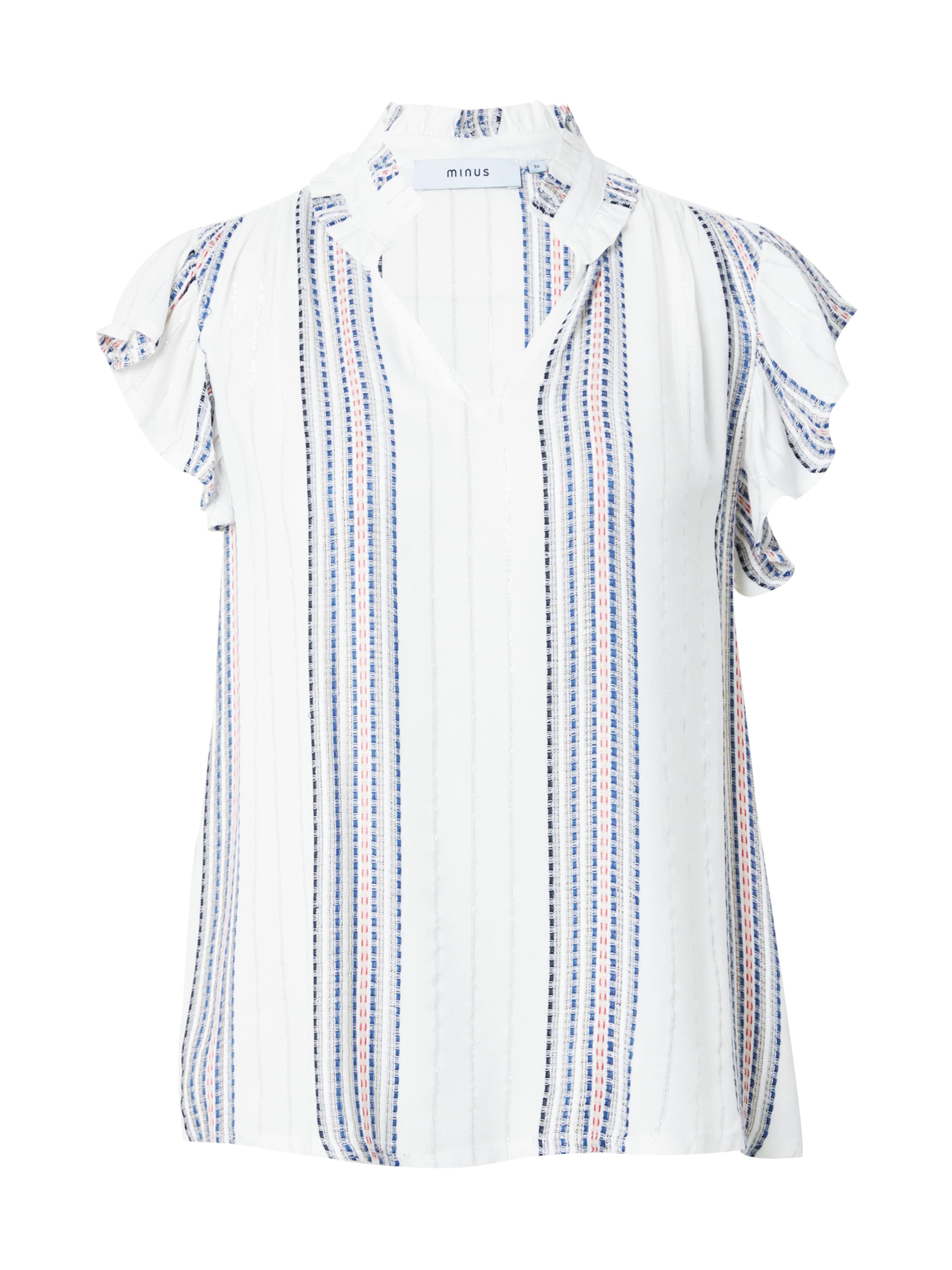 Bluză 'AMAKA' de la minus pe alb: față