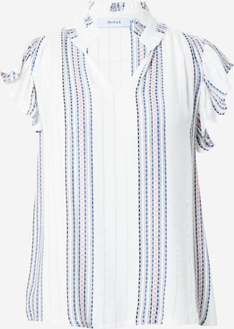 minusBluza 'AMAKA' - bijela boja: prednji dio