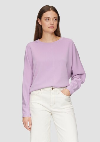 s.Oliver Sweatshirt in Purple: front