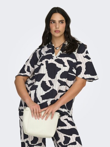 Chemisier 'CARMisia' ONLY Carmakoma en blanc