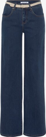 DELMAO Wide Leg Jeans in Blau: predná strana