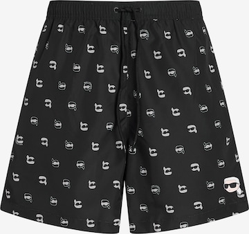Karl Lagerfeld Uimashortsit värissä musta: etupuoli