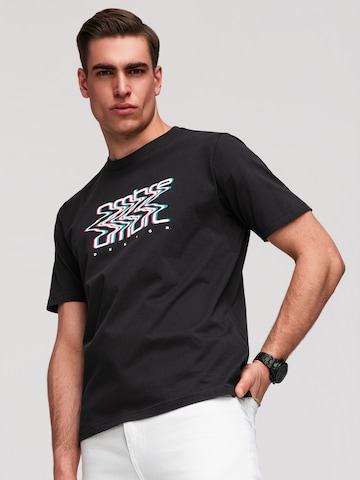 Ombre Shirt in Zwart