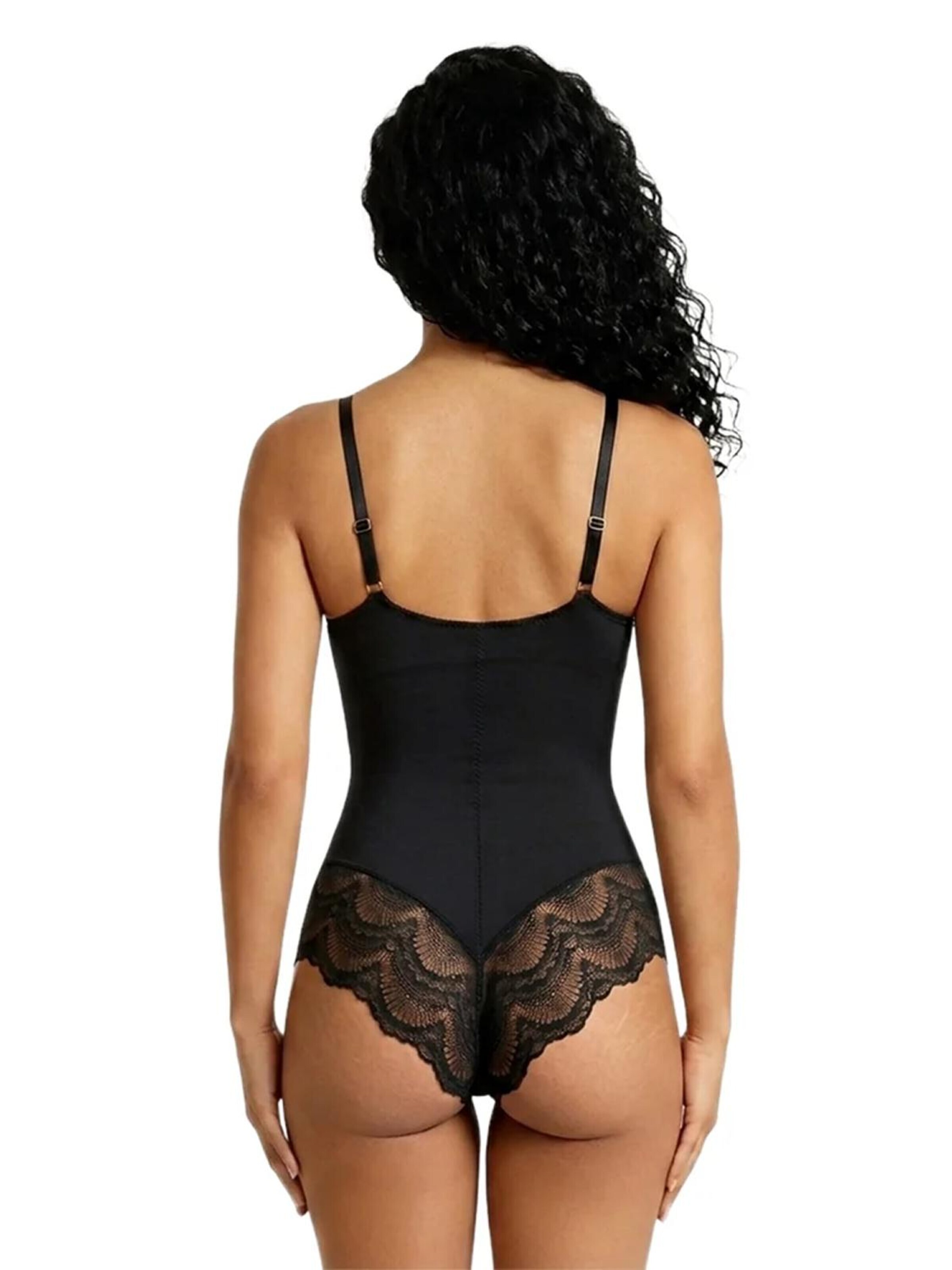 Shapetape Shapingbody 'Kanten body - juliette' in Zwart