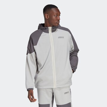 ADIDAS ORIGINALS Jacke in Grau: Vorderseite