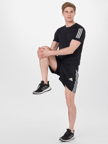 ADIDAS SPORTSWEAR Skinny Sportshirt in Schwarz