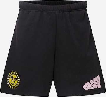 Obey Pants in Black: front