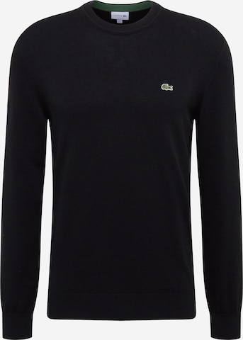 Pullover di LACOSTE in nero: frontale